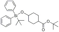 Tert-butyl 4-((tert-butyldiphenylsilyl)oxy)cyclohexanecarboxylate Structure,1010086-31-3Structure