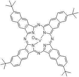 Vanadyl 2,11,20,29-tetra-tert-butyl-2,3-naphthalocyanine Structure,105011-00-5Structure