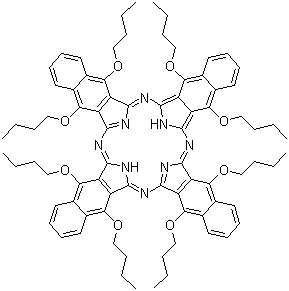 5,9,14,18,23,27,32,36-Octabutoxy-2,3-naphthalocyanine Structure,105528-25-4Structure