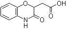 3,4-Dihydro-3-oxo-2H-(1,4)-benzoxazin-2-yl-acetic acid Structure,106660-11-1Structure