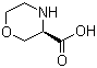 (3R)-3-嗎啉羧酸結(jié)構(gòu)式_106825-81-4結(jié)構(gòu)式