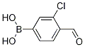 3-Chloro-4-formylphenylboronic acid Structure,1072952-53-4Structure