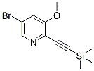 5-Bromo-3-methoxy-2-((trimethylsilyl)ethynyl)-pyridine Structure,1087659-23-1Structure