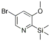 5-Bromo-3-methoxy-2-(trimethylsilyl)pyridine Structure,1087659-25-3Structure