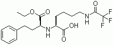 N2-(1-乙氧羰基-3-苯丙基)-N6-三氟乙?；?L-賴氨酸結(jié)構(gòu)式_116169-90-5結(jié)構(gòu)式