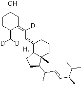 維生素D2-[D3]結構式_1217448-46-8結構式