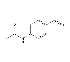 對乙酰氨基苯甲醛結構式_122-85-0結構式