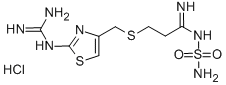 S-(2-guanidino-thiazol-4-yimetnyl)-(zotniourea dihydrochloride) Structure,125193-62-6Structure