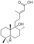 9-Hydroxy-13E-labden-15-oic acid Structure,132915-47-0Structure