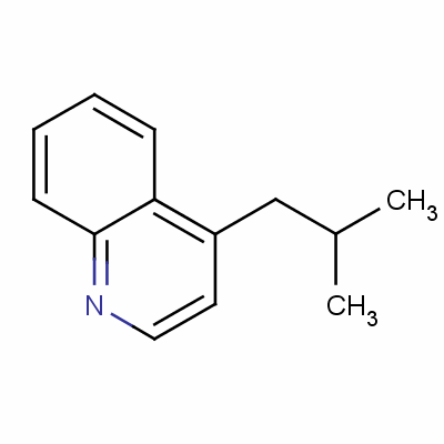 (2-甲基丙基)-喹啉結(jié)構(gòu)式_1333-58-0結(jié)構(gòu)式