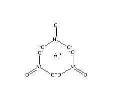 硝酸鋁結(jié)構(gòu)式_13473-90-0結(jié)構(gòu)式