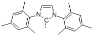 1,3-Bis(2,4,6-trimethylphenyl)-1,3-dihydro-2H-imidazol-2-ylidene Structure,141556-42-5Structure