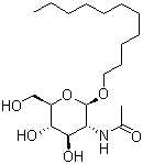 十一烷基-2-乙酰氨基-2-脫氧-β-D-吡喃葡糖苷結(jié)構(gòu)式_152914-68-6結(jié)構(gòu)式