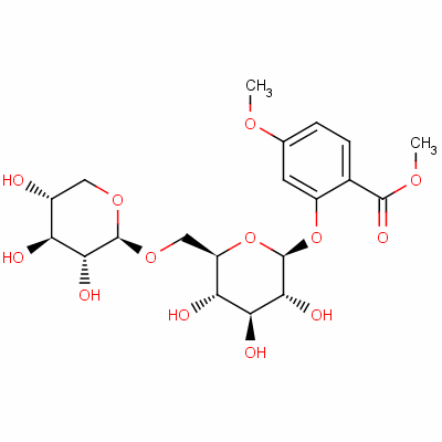 櫻草苷結(jié)構(gòu)式_154-60-9結(jié)構(gòu)式