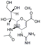 (6R)-5-乙酰氨基-2,6-脫水-3,4,5-三脫氧-4-[(二氨基亞甲基)氨基]-6-[(1R,2R)-1,2,3-三羥基丙基]-L-蘇式-己-2-烯酸水合物(1:1)結(jié)構(gòu)式_171094-50-1結(jié)構(gòu)式