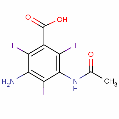 Diatrizoic acid related compound a (50 mg) (5-acetamido-3-amino-2,4,6-triiodobenzoic acid) Structure,1713-07-1Structure