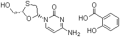 Lamivudine salicylate Structure,173522-96-8Structure