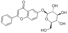 2-Phenyl-6-[(2s,3r,4s,5s,6r)-3,4,5-trihydroxy-6-(hydroxymethyl)tetrahydropyran-2-yl]oxy-chromen-4-one Structure,20594-05-2Structure