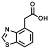 4-Benzothiazoleacetic acid Structure,208117-17-3Structure