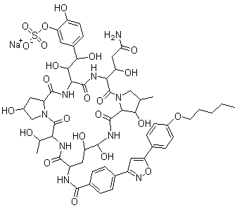 Micafungin sodium Structure,208538-73-2Structure