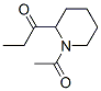 Piperidine, 1-acetyl-2-(1-oxopropyl)-(9ci) Structure,220073-78-9Structure