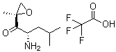 (2R)​-​2-​[(2s)​-​2-​氨基-​4-​甲基戊?；鵠​-​2-​甲基環(huán)氧乙烷三氟乙酸酯結(jié)構(gòu)式_247068-85-5結(jié)構(gòu)式