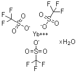 三氟甲烷磺酸鐿水合物結(jié)構(gòu)式_252976-51-5結(jié)構(gòu)式