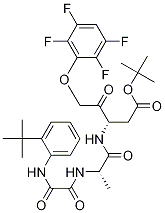 (3s)-3-[[(2s)-2-[[2-[[2-(1,1-二甲基乙基)苯基]氨基]-2-氧代乙?；鵠氨基]-1-氧代丙基]氨基]-4-氧代-5-(2,3,5,6-四氟苯氧基)-戊酸 1,1-二甲基乙酯結(jié)構(gòu)式_254750-83-9結(jié)構(gòu)式