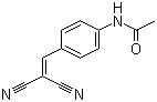 2-(4-乙酰氨基苯亞甲基)丙二腈結(jié)構(gòu)式_26088-79-9結(jié)構(gòu)式