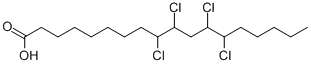 9,10,12,13-Tetrachlorooctadecanoic acid Structure,26533-39-1Structure