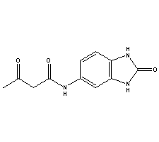 5-乙酰乙酰氨基苯并咪唑酮結構式_26576-46-5結構式