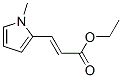 3-(1-Methyl-1H-pyrrol-2-yl)-acrylic acid ethyl ester Structure,2769-90-6Structure