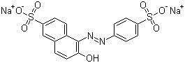 日落黃結(jié)構(gòu)式_2783-94-0結(jié)構(gòu)式