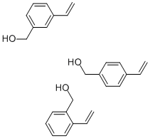 Vinylbenzyl alcohol, mixture of isomers, stabilized Structure,30584-69-1Structure