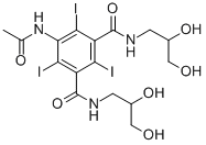 5-(乙酰氨基)-N,N’-雙(2,3-二羥基丙基)-2,4,6-三碘-1,3-苯二甲酰胺結(jié)構(gòu)式_31127-80-7結(jié)構(gòu)式