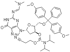 2-Deoxy-n2-dmf-5-o-dmt-guanosine3-ce phosphoramidite Structure,330628-04-1Structure