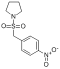 N-[(4-硝基苯基)-甲基磺?；鵠吡咯烷結(jié)構(gòu)式_340041-91-0結(jié)構(gòu)式