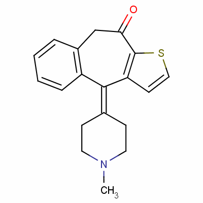 Ketotifen Structure,34580-13-7Structure