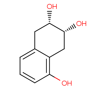 (6R,7r)-5,6,7,8-tetrahydro-1,6,7-naphthalenetriol Structure,35697-16-6Structure