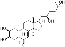 蛻皮甾酮結(jié)構(gòu)式_3604-87-3結(jié)構(gòu)式