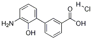 3’-Amino-2’-hydroxy-[1,1’-biphenyl]-3-carboxylic acid hydrochloride Structure,376591-97-8Structure