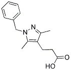 3-(1-Benzyl-3,5-dimethyl-1H-pyrazol-4-yl)-propionic acid Structure,381679-93-2Structure