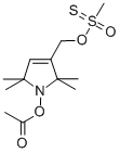 (1-Acetoxy-2,2,5,5-tetramethyl-d-3-pyrroline-3-methyl) methanethiosulfonate Structure,392718-69-3Structure