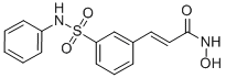 N-羥基-3-(3-苯基氨基磺酰基苯基)丙烯酰胺結(jié)構(gòu)式_414864-00-9結(jié)構(gòu)式