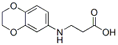 3-(2,3-Dihydro-benzo[1,4]dioxin-6-ylamino)-propionic acid Structure,436087-14-8Structure