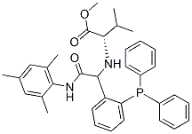 (9ci)-n-[1-[2-(二苯基膦)苯基]-2-氧代-2-[(2,4,6-三甲基苯基)氨基]乙基]-L-纈氨酸甲酯結構式_500316-83-6結構式