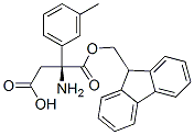 Benzenepropanoic acid, β-[[(9H-fluoren-9-ylmethoxy)carbonyl]amino]-3-methyl-, (βS)- Structure,501015-27-6Structure