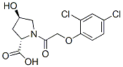 反式-1-[(2,4-二氯苯氧基)乙?；鵠-4-羥基-L-脯氨酸結(jié)構(gòu)式_50649-02-0結(jié)構(gòu)式