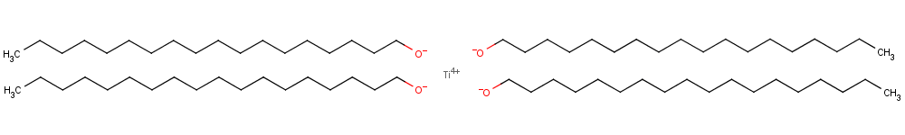 Tetraoctadecyl orthotitanate Structure,5128-29-0Structure