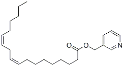 3-Pyridinylmethyl (9z,12z)-9,12-octadecadienoate Structure,51861-91-7Structure